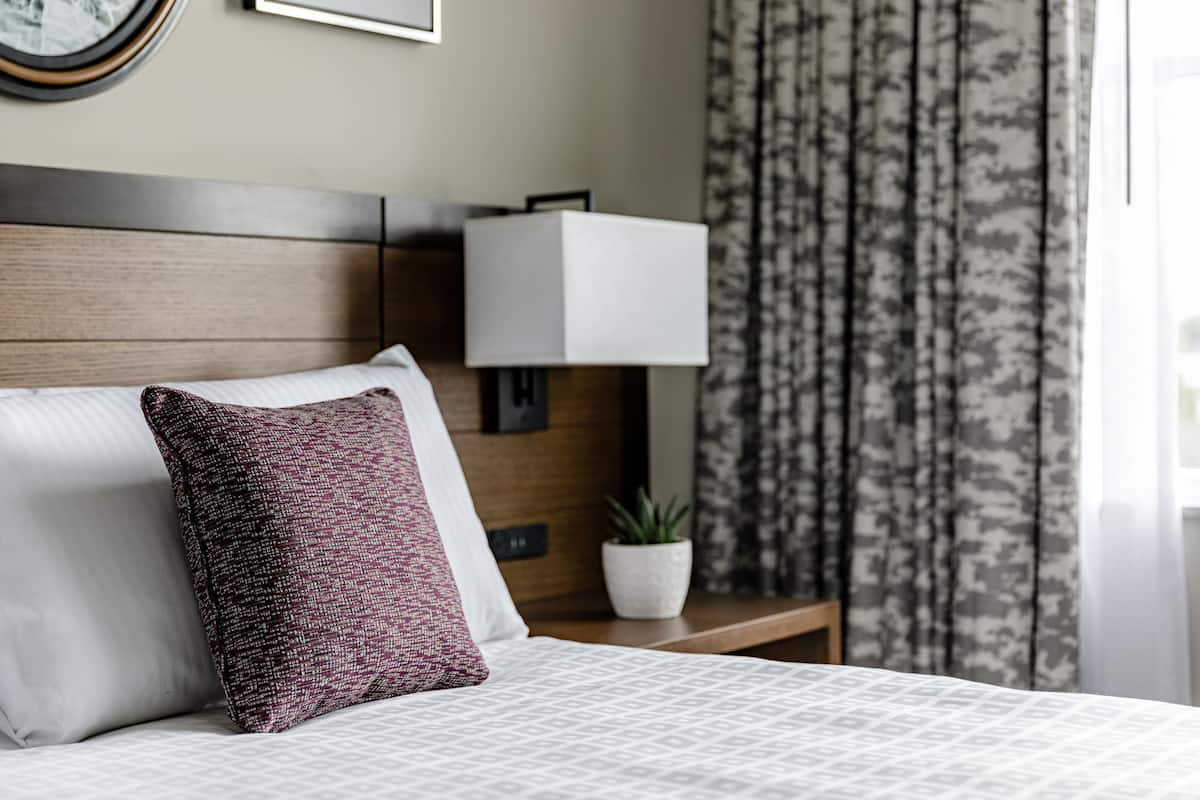 1 habitación y ropa de cama de alta calidad