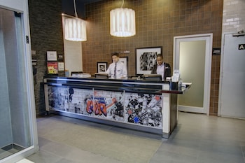 Reception area at Soho 54