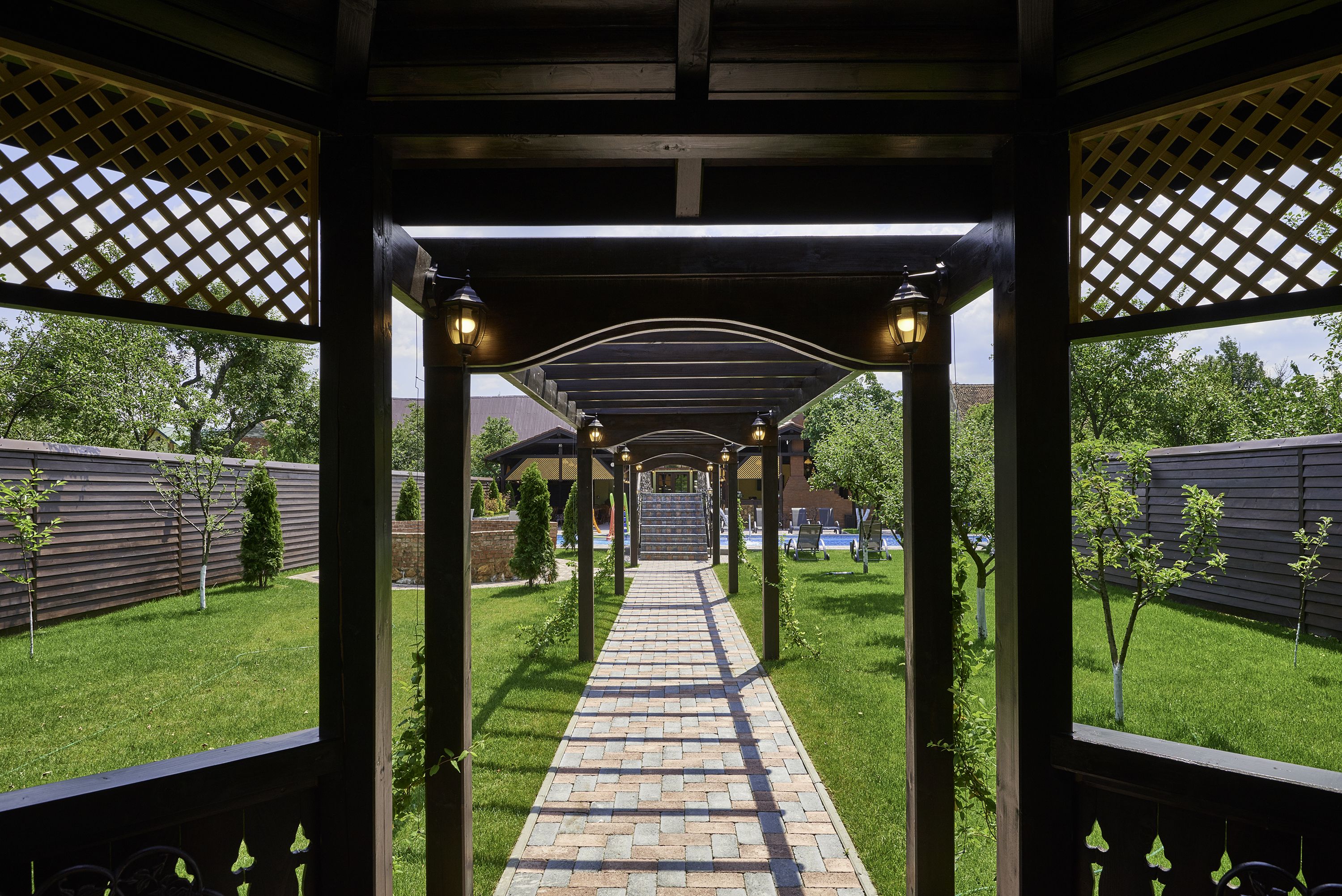 Khuôn viên nơi lưu trú