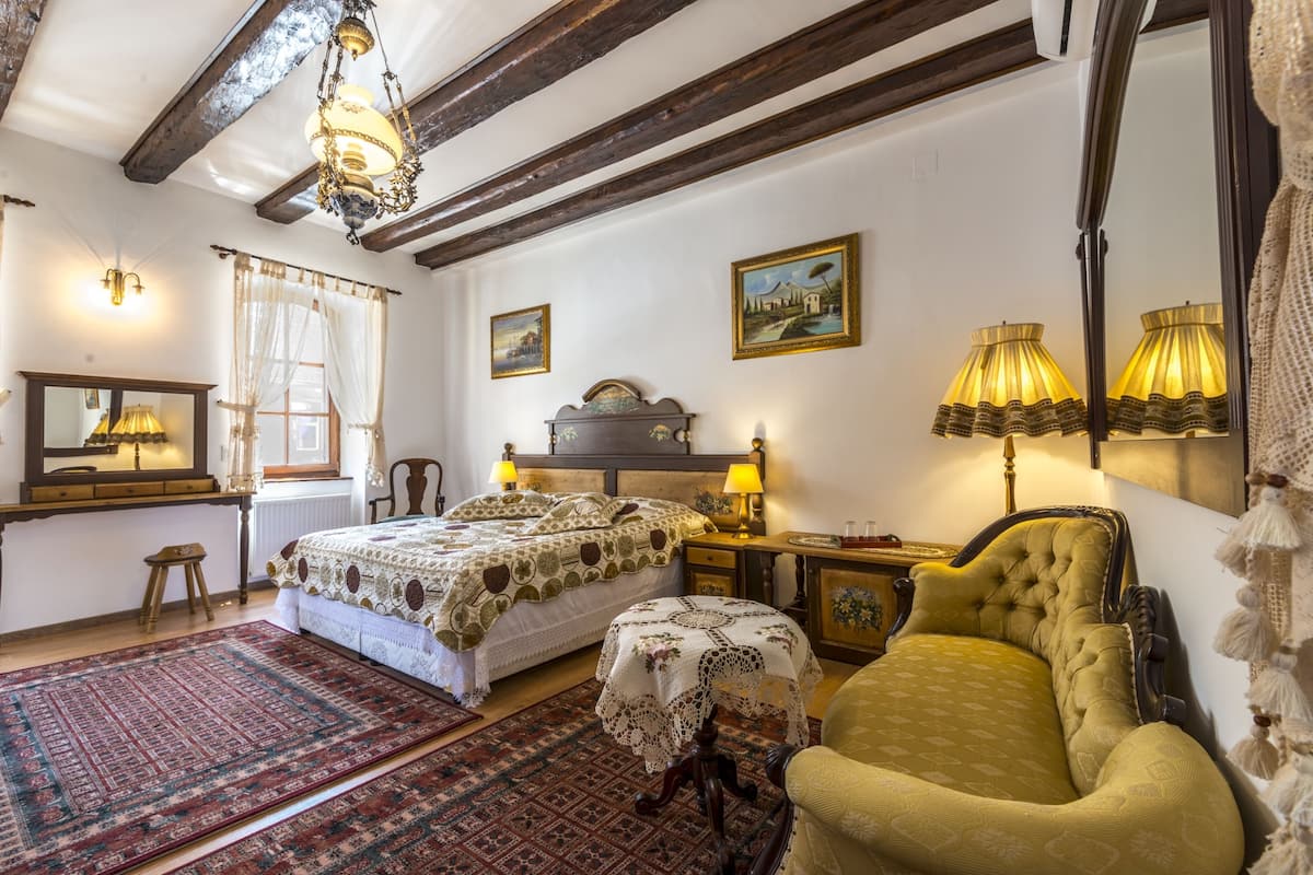 executive double room | premium bedding, minibar, in-room safe, individually decorated