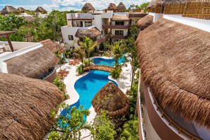 Aerial view - Bello Village 2 Bedroom Penthouse sleeps 5 (Tulum)