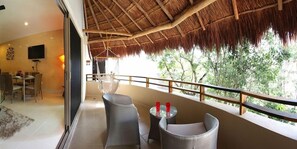 Penthouse, 2 habitaciones | Balcón