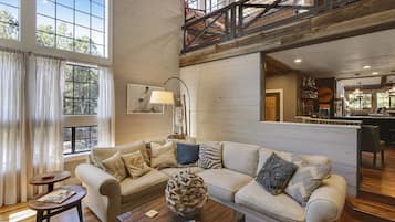 Smart TV, fireplace, printers