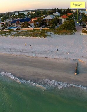 Aan het strand