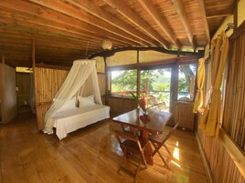 Bungalow, 1 Bedroom, Kitchenette, Ocean View (Fare Ho'e) | Living area