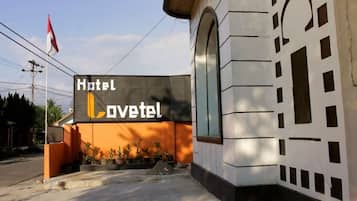 Voorkant van accommodatie