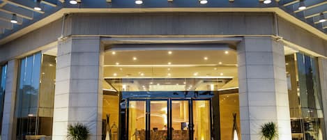 Front of property – evening/night