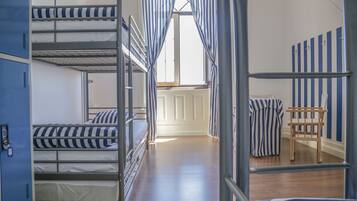 Basic Shared Dormitory, Shared Bathroom (Barraca Azul) | Individually decorated, individually furnished, iron/ironing board