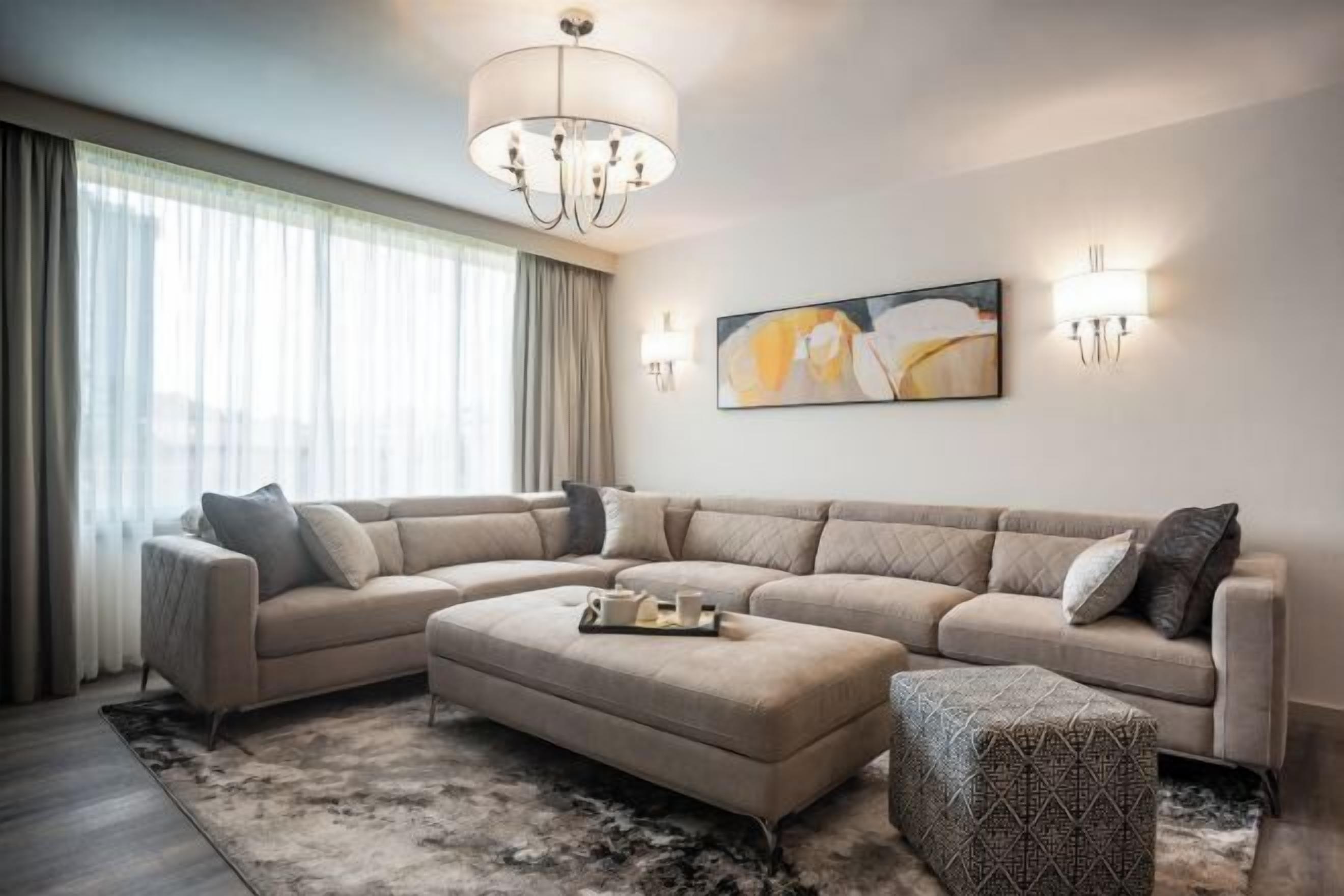 Woonruimte | Een 49-inch smart-tv met satellietzenders, televisie en Netflix