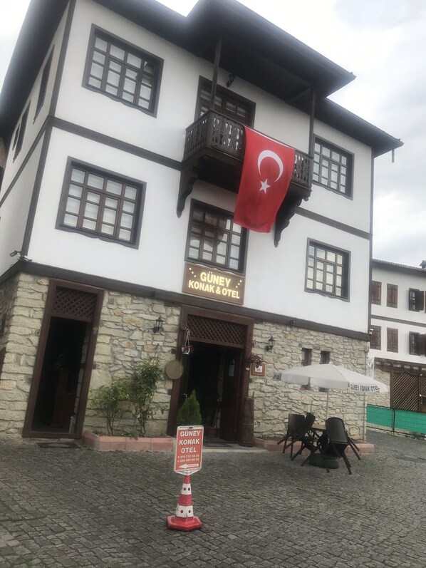 Voorkant van accommodatie