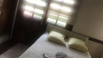 Desk, iron/ironing board, free cots/infant beds, free WiFi