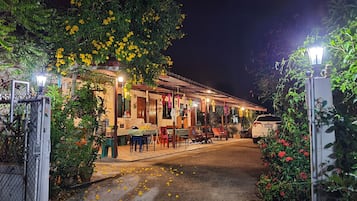 Front of property – evening/night