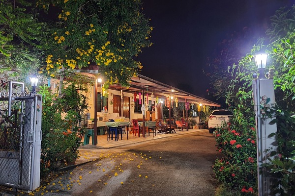 Front of property - evening/night