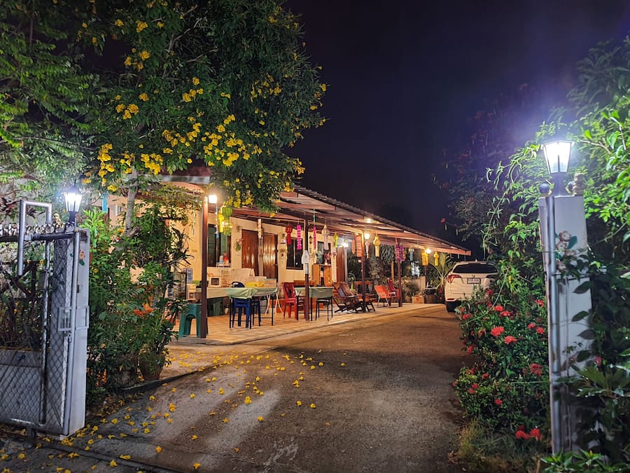 Front of property - evening/night