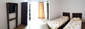 Superior-Zweibettzimmer, Meerblick | Zustellbetten, kostenloses WLAN
