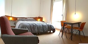 1 dormitorio, escritorio, sistema de insonorización y wifi gratis