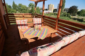 Comfort Apartment, Terrace (Kitchenette) | Terrace/patio - Penzion U Admirála (Kladno)