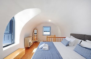 Villa, 3 Bedrooms, Sea View | 3 bedrooms, in-room safe, desk, iron/ironing board