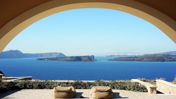 Villa, 3 Bedrooms, Sea View | Terrace/patio
