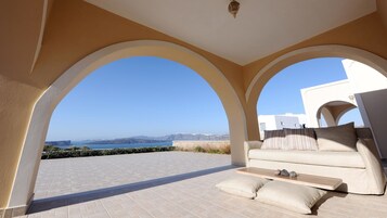 Villa, 3 habitaciones, vistas al mar | Terraza o patio