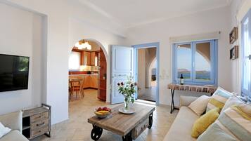 Villa, 3 Schlafzimmer, Meerblick | Wohnbereich