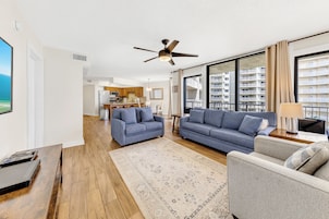 Premium Condo, 3 Bedrooms, Balcony | Living room