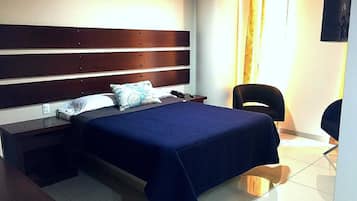 In-room safe, desk, laptop workspace, iron/ironing board