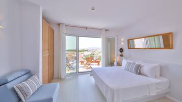 Double Room, Terrace | Minibar, in-room safe, iron/ironing board, free WiFi