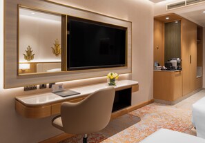 Premium Twin Partial Kaaba View-VIP Lounge Access | Ropa de cama de alta calidad y minibar 