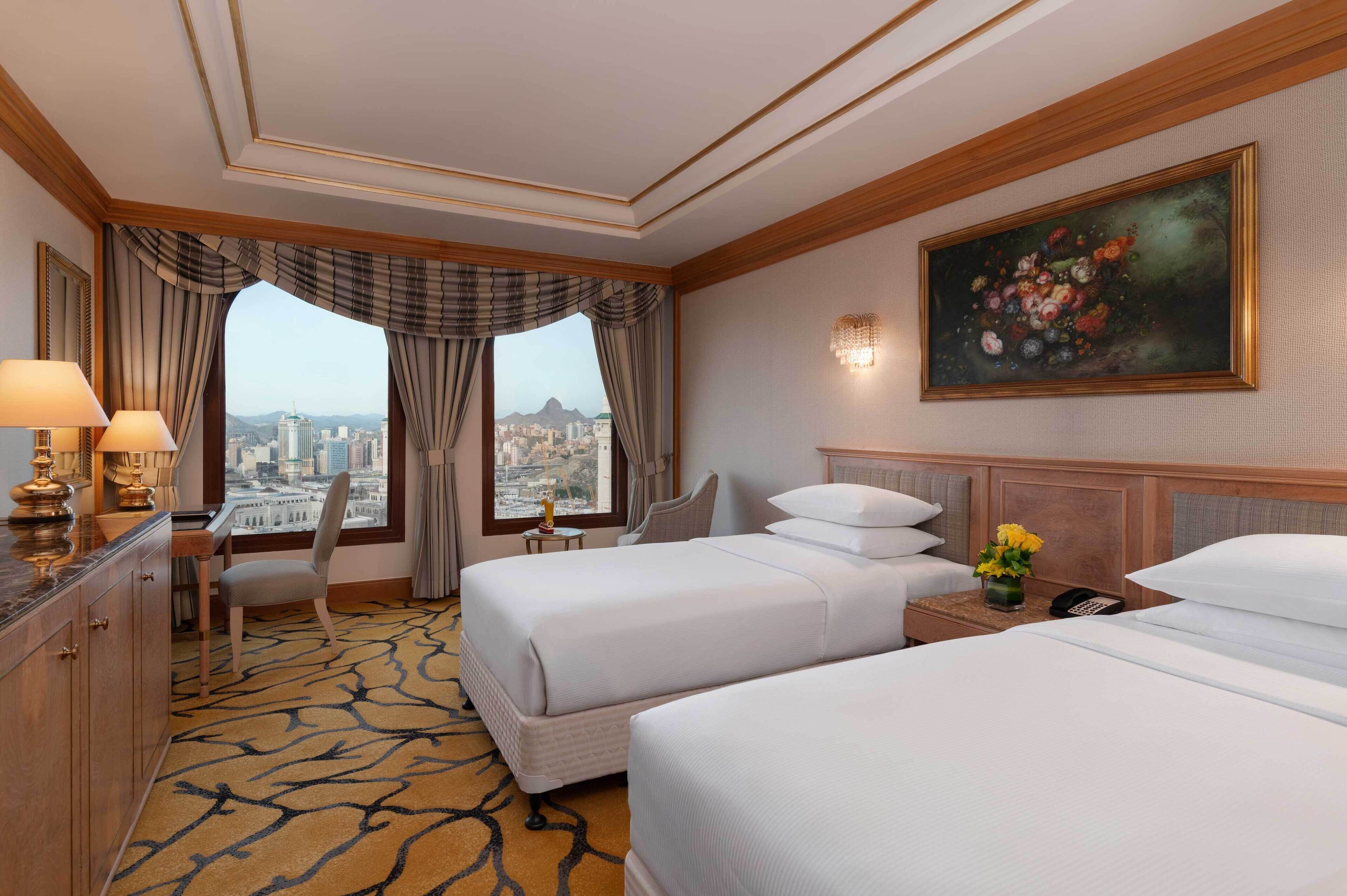 presidential suite with one king bed and two twin beds | 1 bedroom, premium bedding, minibar, in-room safe