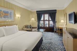 Premium bedding, minibar, in-room safe, desk