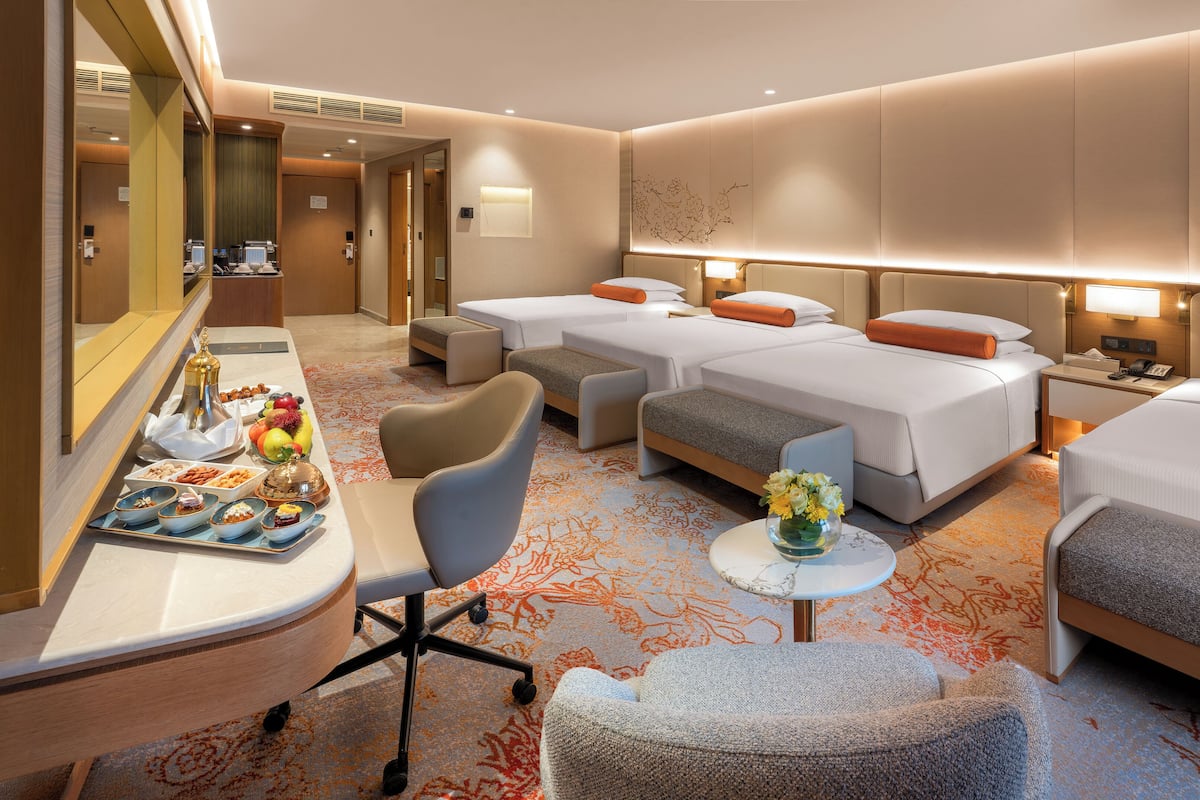 Premium bedding, minibar, in-room safe, desk