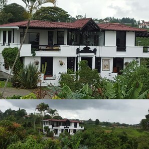 Voorkant van accommodatie