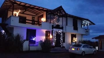 Front of property - evening/night