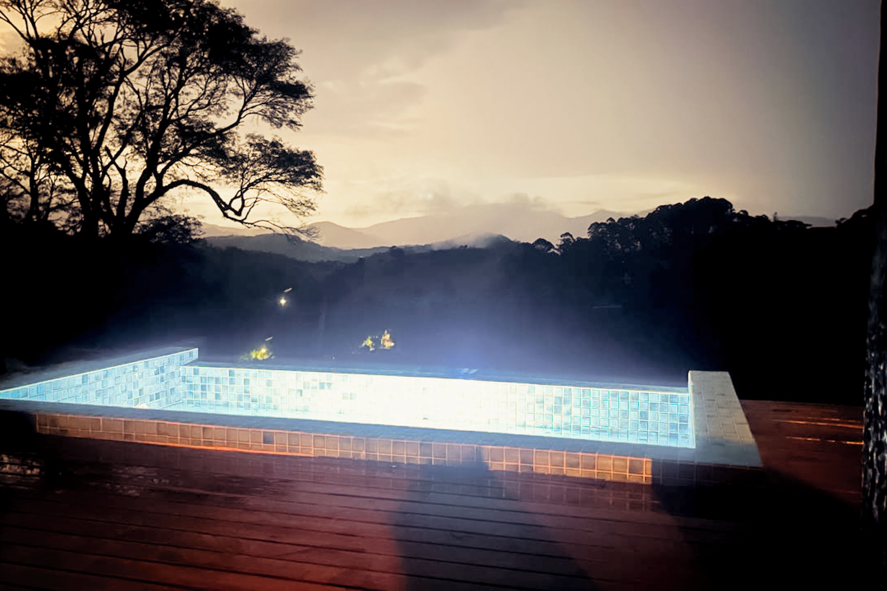 exclusive chalet, hot tub | view from room