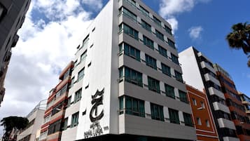 Voorkant van accommodatie