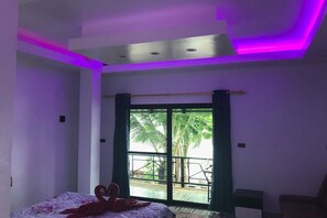 디럭스 방갈로, 더블침대 1개, 발코니, 바닷가 | 객실에서 보이는 전망