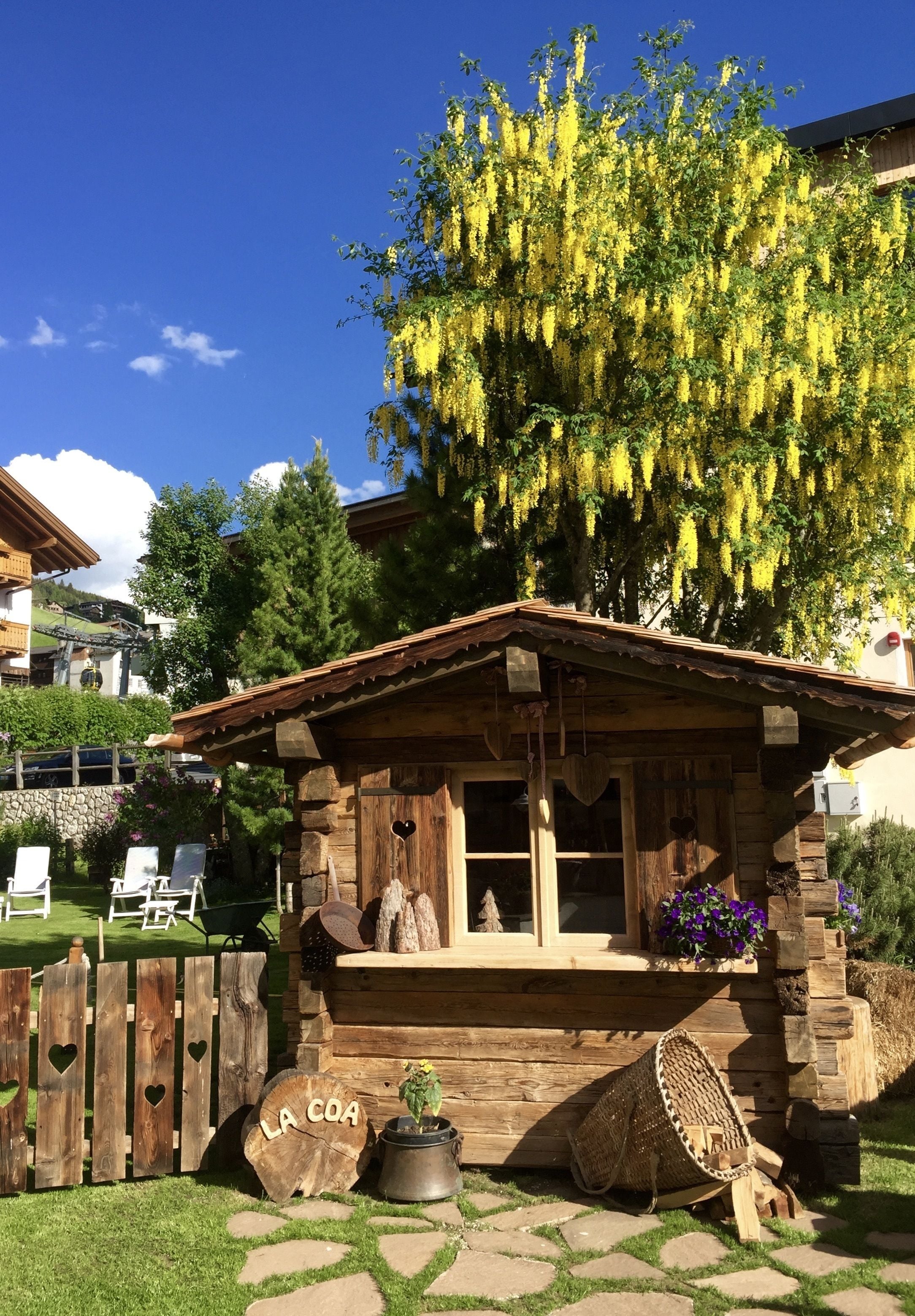 Blick von der Unterkunft