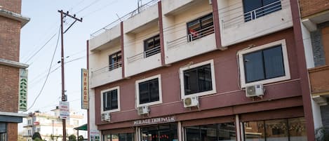 Voorkant van accommodatie