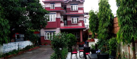 Overnatningsstedets facade