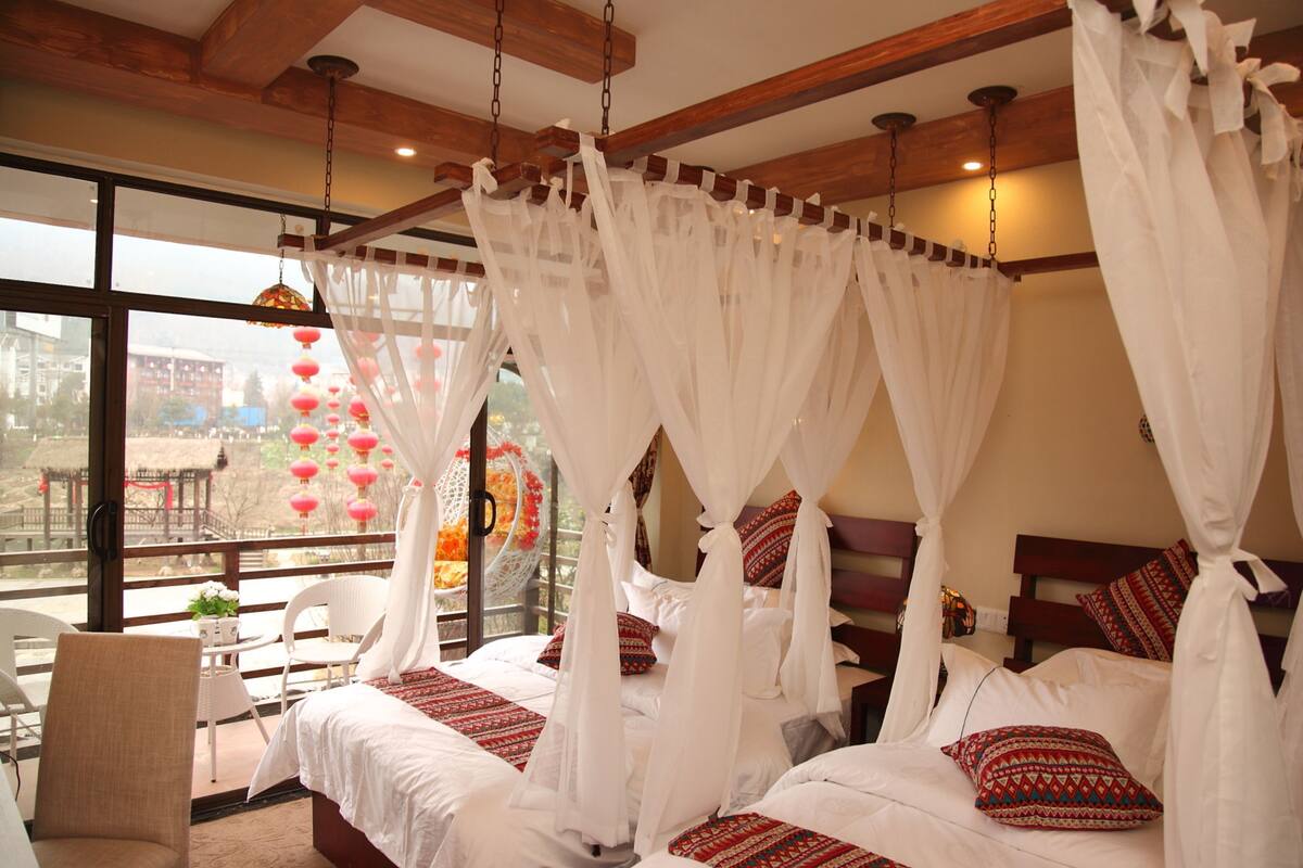 Phòng 2 giường đơn Tiêu chuẩn | Bàn, màn/rèm cản sáng, truy cập Internet không dây miễn phí