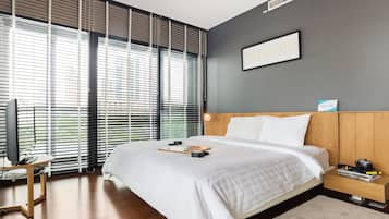 2 Bedroom - City View | 1 bedroom, desk, blackout curtains, free WiFi