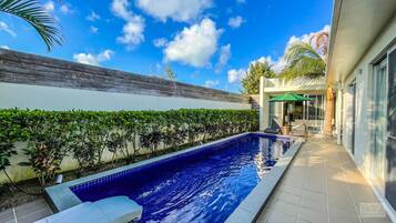 Vila, 2 quartos, para não fumantes, piscina particular | Piscina particular