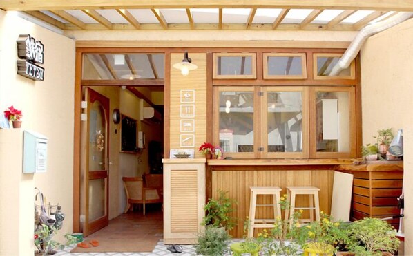 ทางเข้าที่พัก