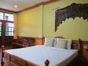 Deluxe Double Room | Free WiFi - Phuendernthang Resort (Tha Chang)