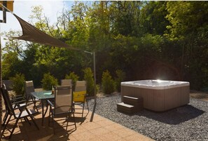 Villa Premium, 3 habitaciones, en la zona del jardín | Terraza o patio