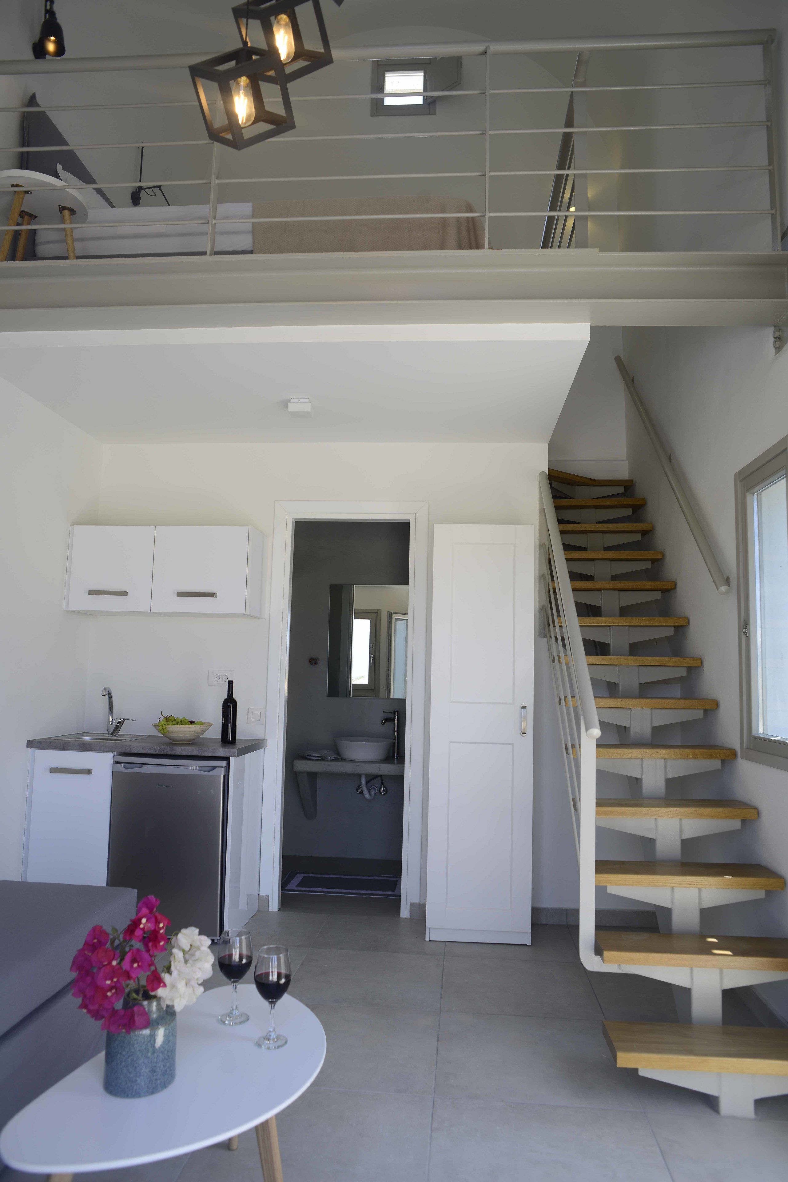 duplex, sea view | living area | flat-screen tv