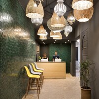 Check-in/check-out kiosk