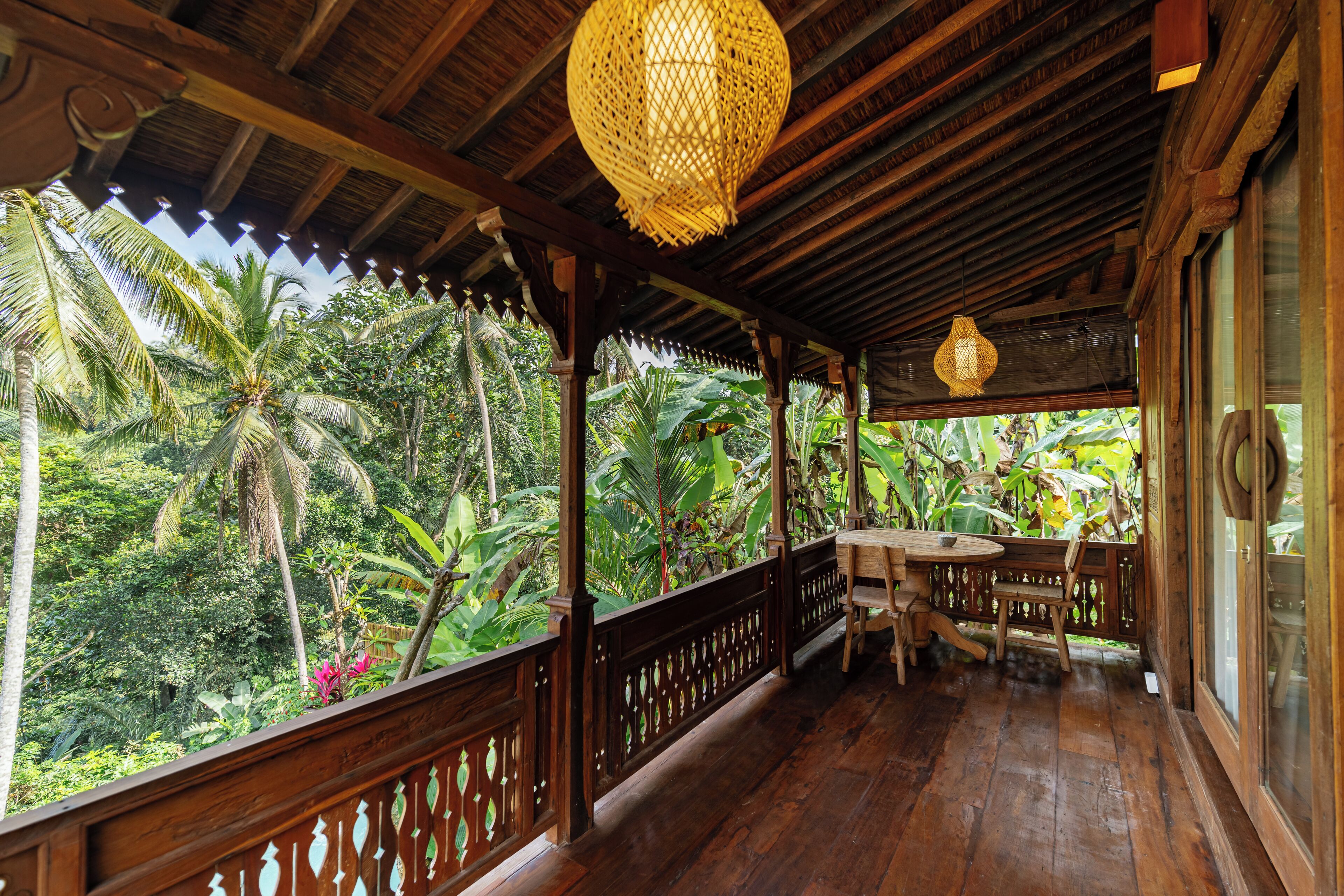 jungle private pool villa | terrace/patio