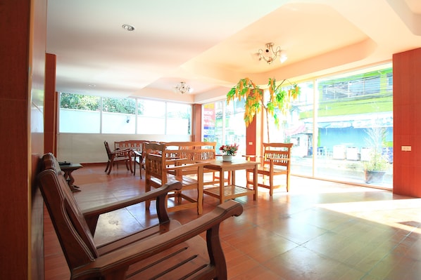 Sala de estar en el lobby